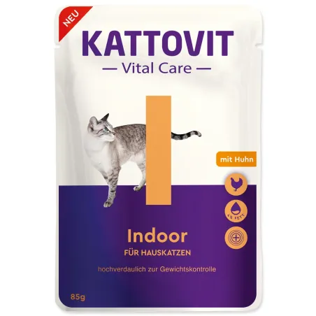 Kapsička Kattovit Vital Care Indoor kura 85g