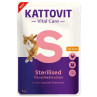 Kattovit Vital Care Sterilized csirke tasak 85g