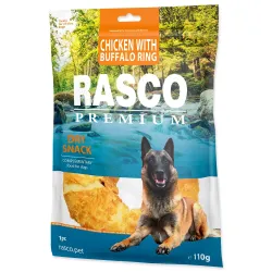 Rasco Premium jutalomfalat bivalybőr csirkehússal bevonva, karika 120g