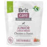 Brit Care Dog Sustainable Junior Large Breed Chicken & Insect 1kg kutyaeledel