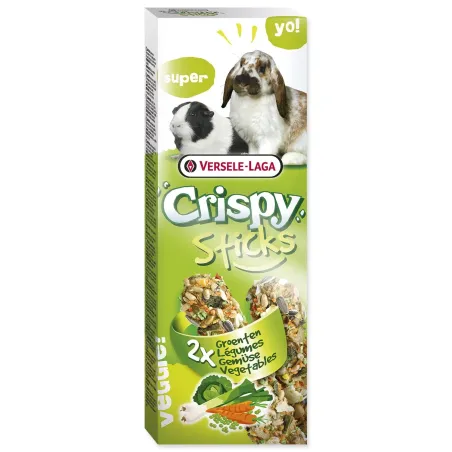 Versele-Laga Crispy botok nyulaknak és tengerimalacoknak, zöldséges, 110g
