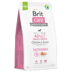 Brit Care Dog Sustainable Adult Small Breed Chicken & Insect 7kg kutyatáp