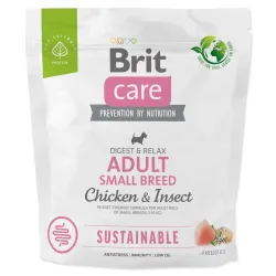 Brit Care Dog Sustainable Adult Small Breed Chicken & Insect 1kg kutyatáp