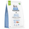 Brit Care Dog Sustainable Adult Large Breed Chicken & Insect 3kg kutyaeledel