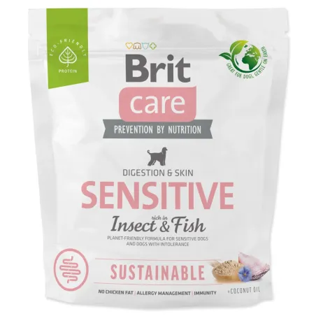 Krmivo Brit Care Dog Sustainable Sensitive Insect & Fish 1kg