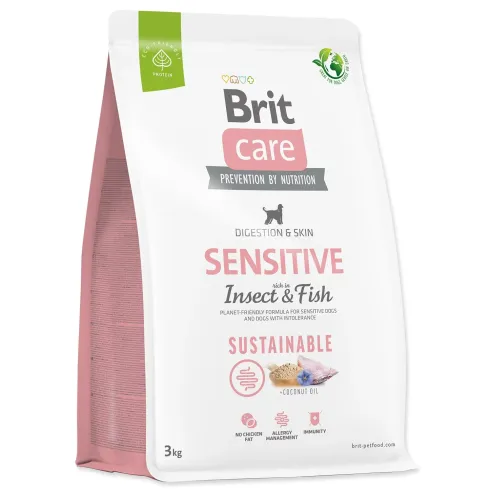 Krmivo Brit Care Dog Sustainable Sensitive Insect & Fish 3kg