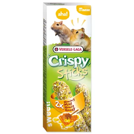 Tyčinka Versele-Laga Crispy škrečok a pieskomil, s medom 110g 2ks