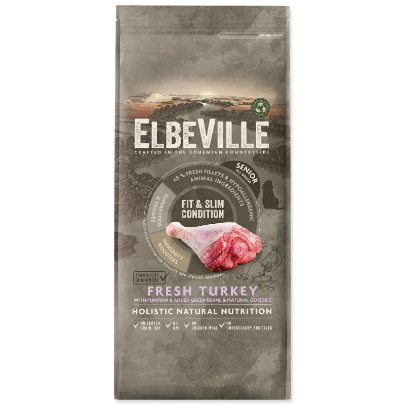 ELBEVILLE Senior All Breeds Fit and Slim Condition Friss Pulyka 11,4kg