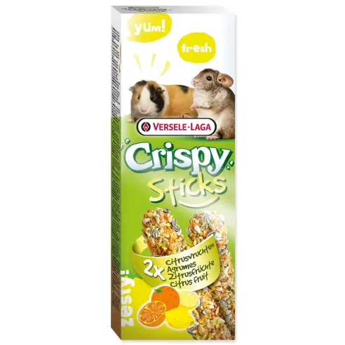 Tyčinky Versele-Laga Crispy morča a činčila, s ovocím 110g 2ks