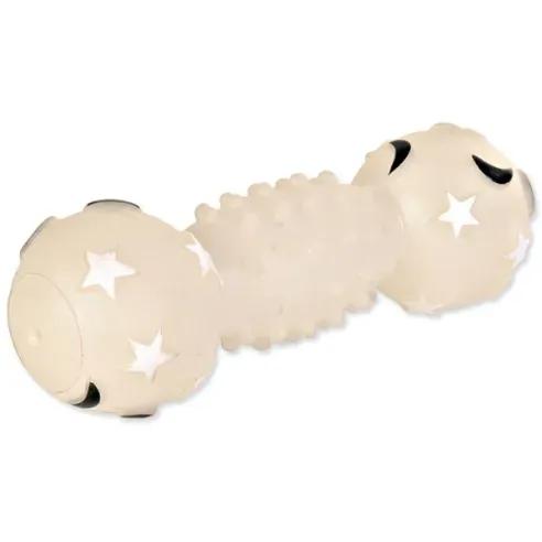 Trixie világító vinyl súlyzó játék 19cm