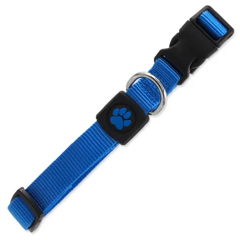 Obojok Active Dog Premium M modrý 2x34-49cm