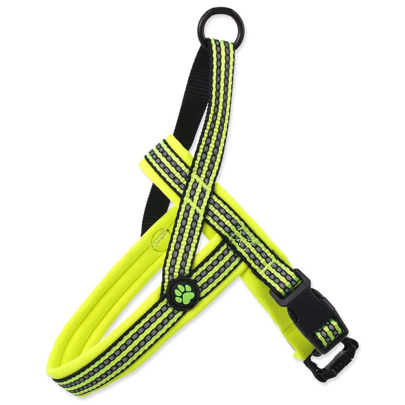 Active Dog Neoprene L limezöld hám 3,2x72-90cm