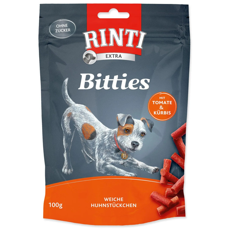 Rinti Bitties csirkés falatkák paradicsommal és sütőtökkel 100g
