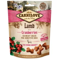 Carnilove Dog Crunchy Snack jutalomfalat bárány áfonyával 200g