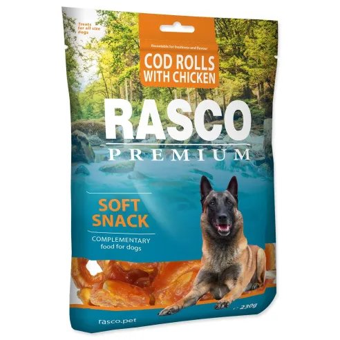 Rasco Premium tőkehal csirkehússal bevonva, tekercsek 230g