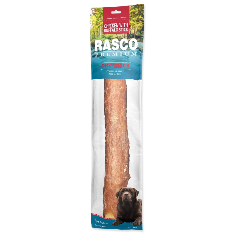 Rasco Premium bivalybőr csirkehússal bevont rudak, 41 cm 170g