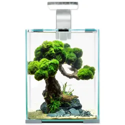 Aquael SHRIMP SMART Day & Night akvárium szett fehér 20x20x25cm 10l