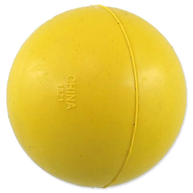 Játék Dog Fantasy labda kemény sárga 5cm
