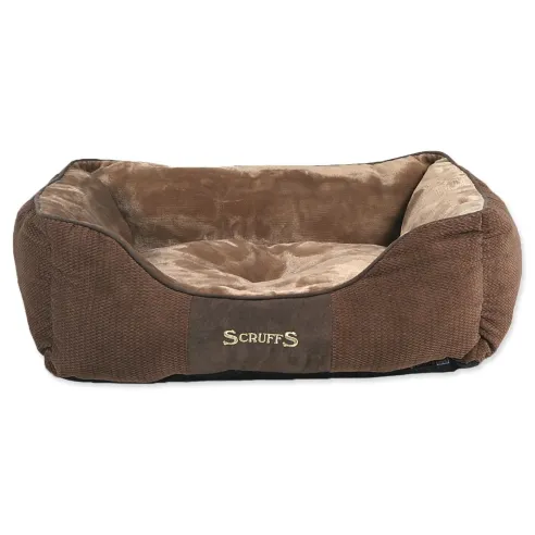 Pelech Scruffs Chester Box Bed čokoládový M 60x50cm