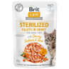 BRIT Care Cat Sterilized Fillets in Gravy with Savory Salmon & Tuna 85 g