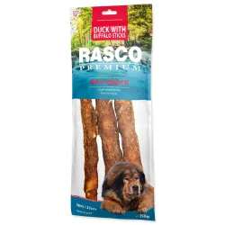 Rasco Premium finomság bivalybőrrel, kacsahúsba göngyölve, rudak 3db 250g