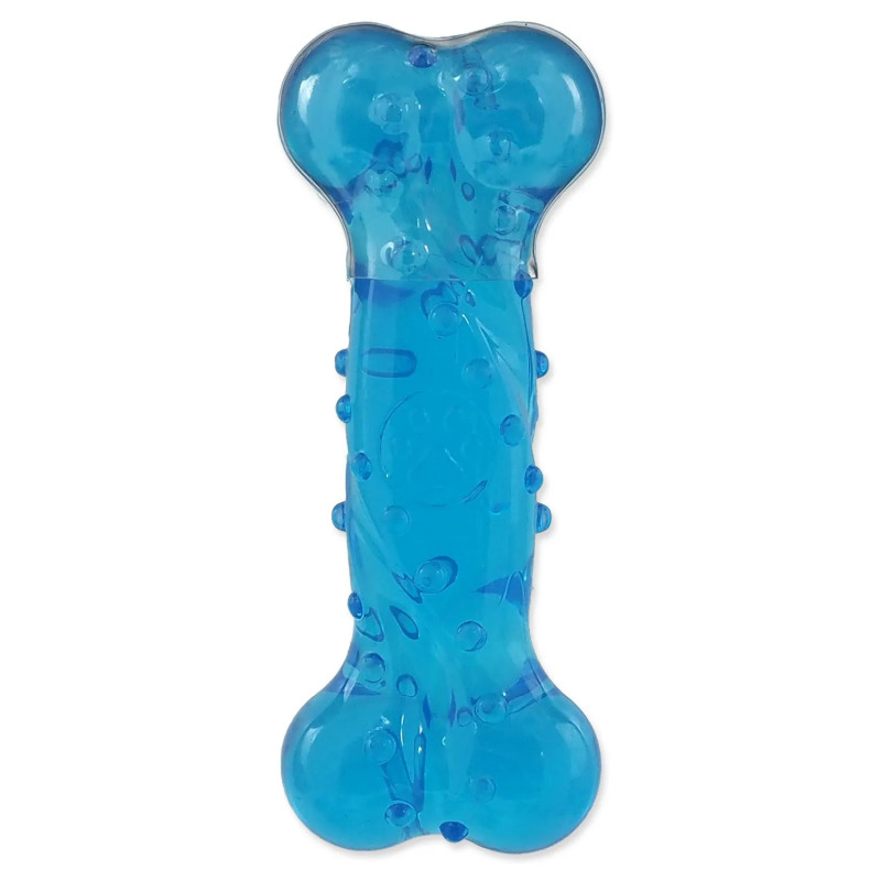 Dog Fantasy STRONG bacon illatú csont, kék, 12,5cm