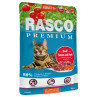 Rasco Premium Felnőtt tasak marhahússal, paradicsommal és gyógynövényekkel 85g