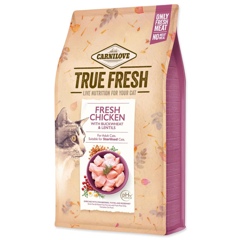 Carnilove Cat True Fresh Chicken 4,8 kg állateledel