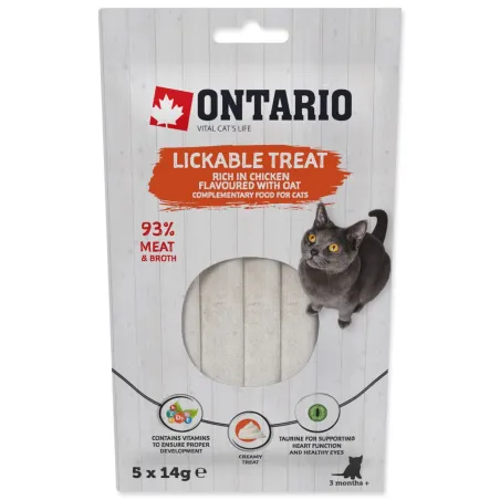 Ontario nyalogatós jutalomfalat csirke + zab 5x14g