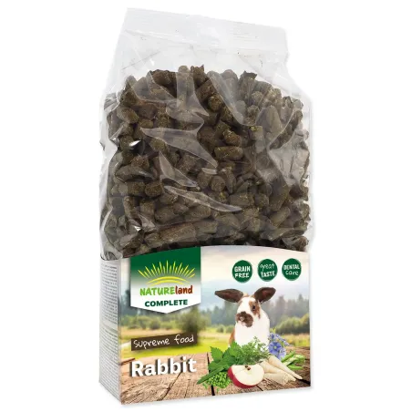 Krmivo Nature Land Complete pre králiky a zakrpatené králiky pelety 900g