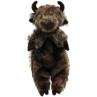 Dog Fantasy Skinneeez bölény plüss játék 34cm