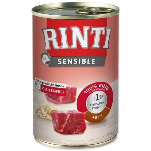 Rinti Sensible Adult marha és rizs konzerv 400g