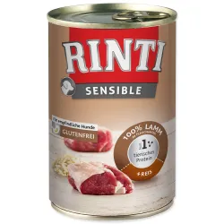 Rinti Sensible Adult bárány és rizs konzerv 400g