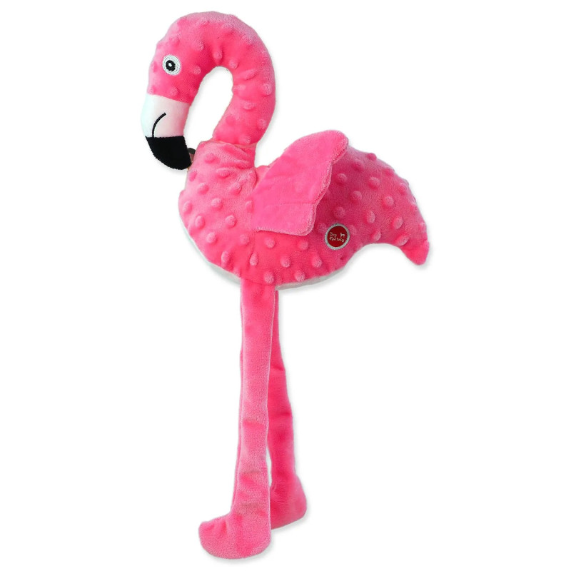 Dog Fantasy Recycled Toy sípoló játék flamingó zizegő szárnyakkal 49cm