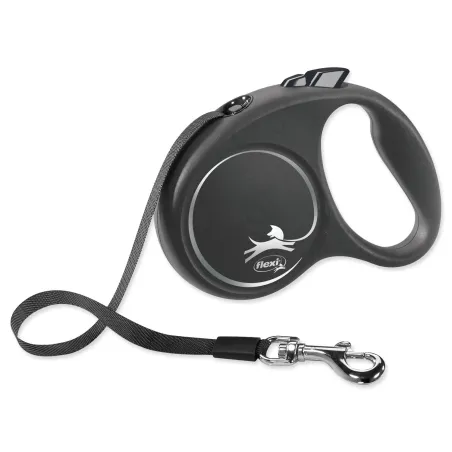 Flexi Black Design póráz S fekete 5m