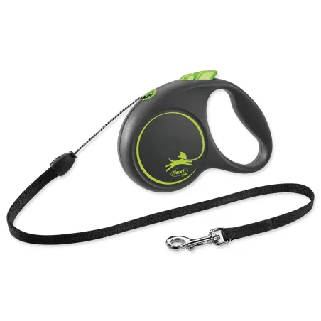 Flexi Black Design póráz S zöld 5m