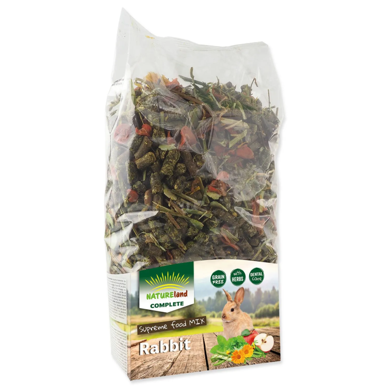 Nature Land Complete eledel nyulak és törpenyulak számára 1,4kg