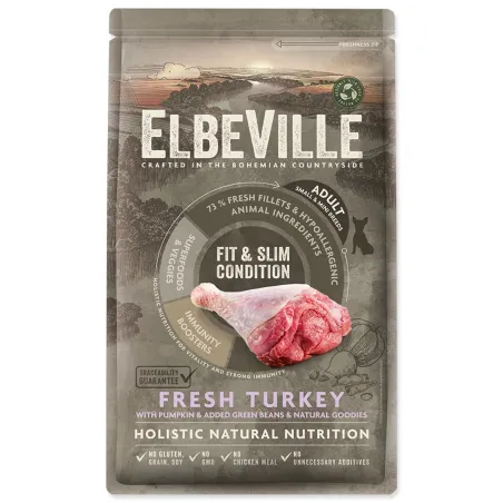 Krmivo ELBEVILLE Adult Mini Fit and Slim Condition Fresh Turkey 1,4kg