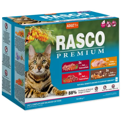 Rasco Premium Adult Multi alutasak 12x85g