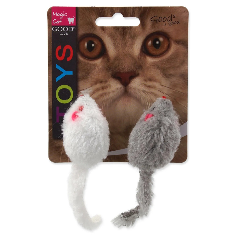 Magic Cat zörgő egérkék catnippel 11cm 2db