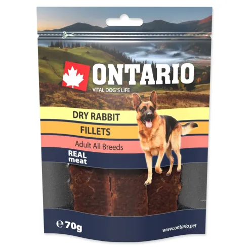 Ontario jutalomfalat nyúl, szárított szeletek 70g