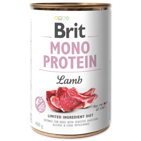 Konzerva Brit Mono protein jahňa 400g