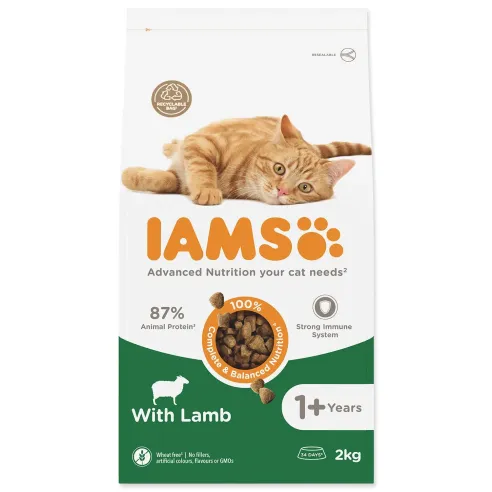 IAMS Cat Adult Lamb 2kg macskaeledel