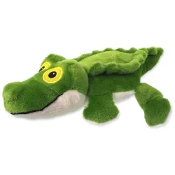Dog Fantasy Silent Squeak krokodil zöld 30cm