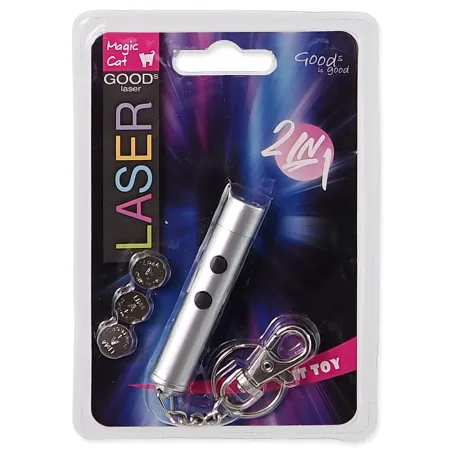 Játék Magic Cat Laser mutató és zseblámpa 2 az 1-ben 7cm
