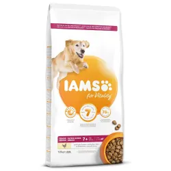 IAMS Dog Senior Large Csirke 12kg kutyaeledel