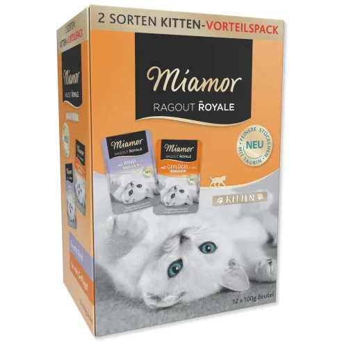 Kapsička Miamor Ragout Royale Kitten v želé Multi 2x6x100g