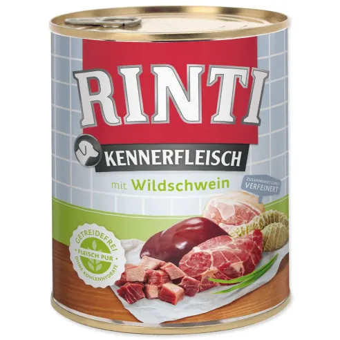 Konzerva Rinti Kennerfleisch Adult diviak 800g