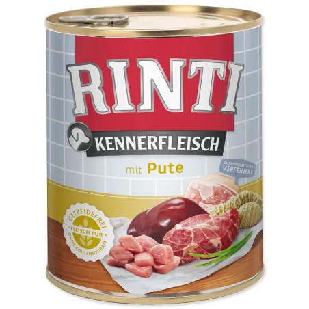 Rinti Kennerfleisch Adult pulyka konzerv 800g