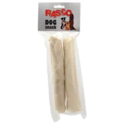 Rasco fehér bivalybőr rúd 20cm 2db